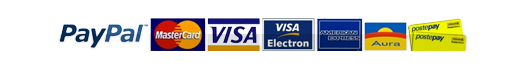 acquista subito con PAYPAL e carte convenzioante